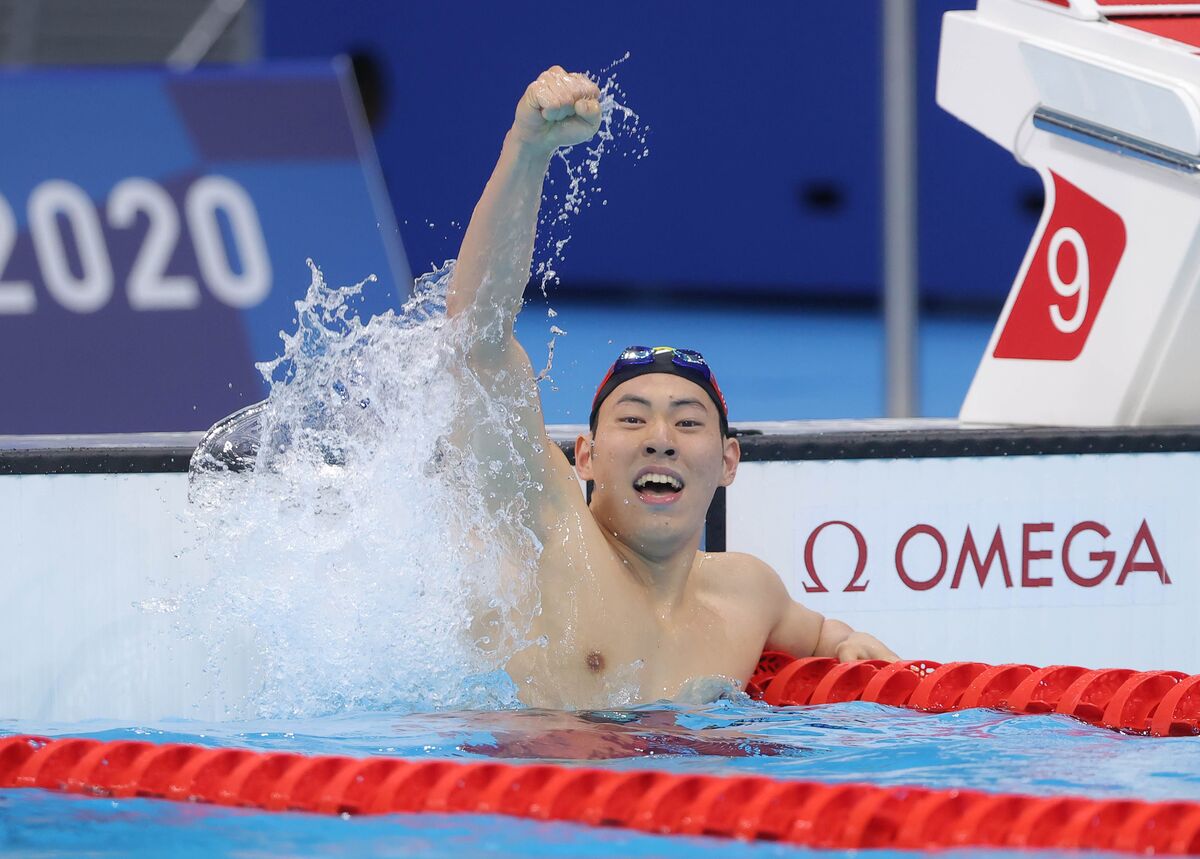 １９歳 本多灯が 銀 男子競泳初メダル ２００メートルバタフライ５大会連続メダルつなげた 21年7月29日 エキサイトニュース