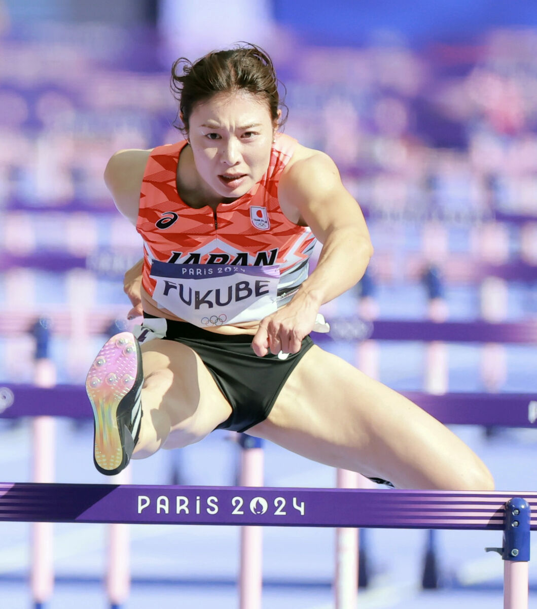 女子１００Ｍ障害・日本記録保持者の福部真子は準決勝敗退 同種目日本勢初の快挙ならず…パリ五輪 (2024年8月9日) エキサイトニュース