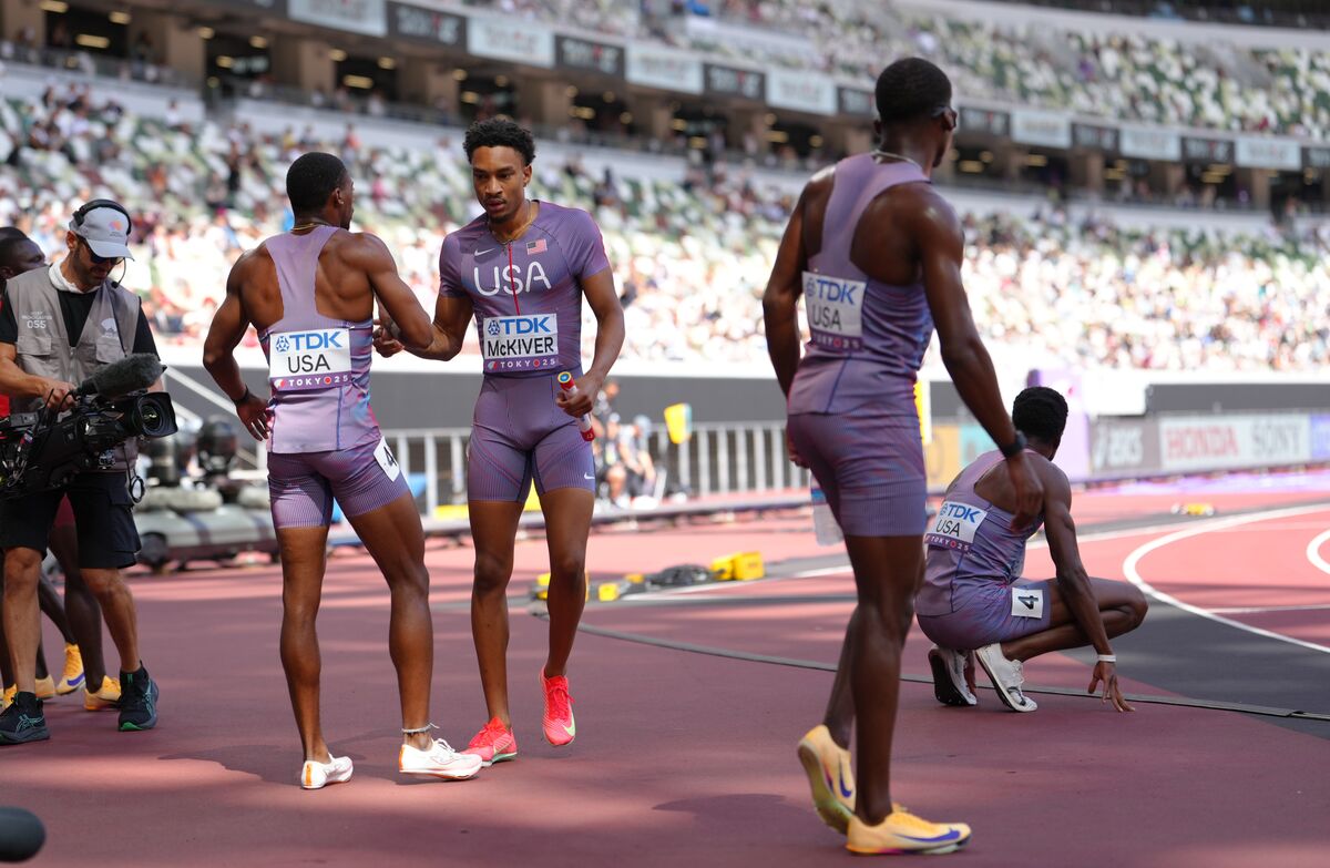 世界陸上】異例の再レースで3連覇中の米国がケニアに競り勝ち