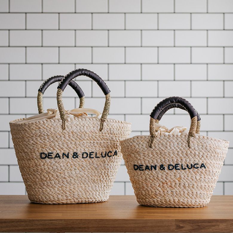 DEAN&DELUCA×BEAMS 2023「保冷カゴバッグ」予約スタート、“船形&手刺繍 