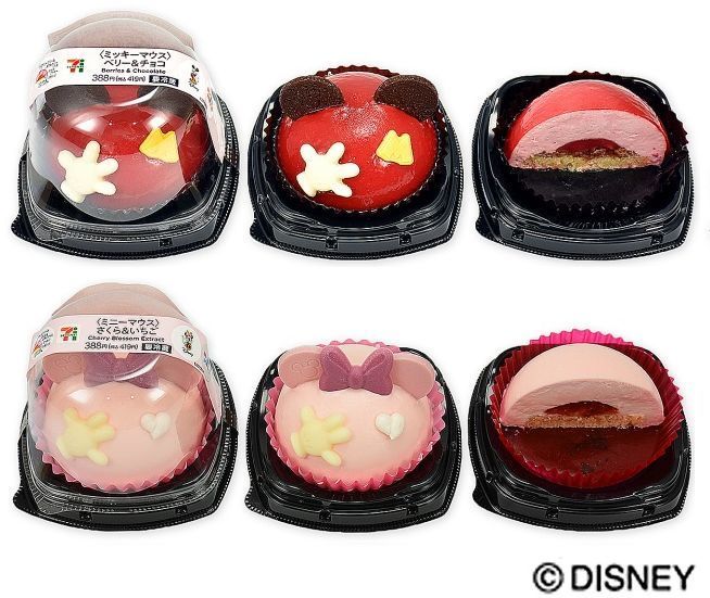 セブンイレブンひな祭りスイーツ ミッキー ミニーのケーキ さくらミルクプリン 桜もち順次発売 21年2月21日 エキサイトニュース