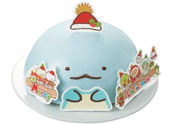 イオン限定 すみっコぐらし とかげ のクリスマスケーキ21 かわいいお皿 付きで予約販売 バンダイ キャラデコクリスマス 21年10月10日 エキサイトニュース 2 2