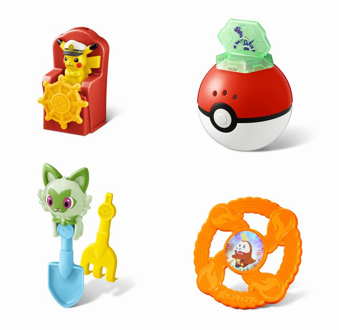 ハッピーセット「ポケモン」第1弾発売、キャプテンピカチュウ・テラパゴス・ニャオハ・ホゲータのおもちゃ登場/マクドナルド (2024年8月8日) -  エキサイトニュース