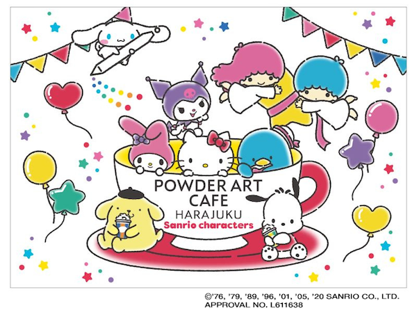 パウダーアートカフェ原宿 サンリオキャラのコラボカフェがopen 年7月14日 エキサイトニュース