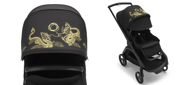 最新型シティベビーカー「Bugaboo Dragonfly」に、辰年限定のサン 