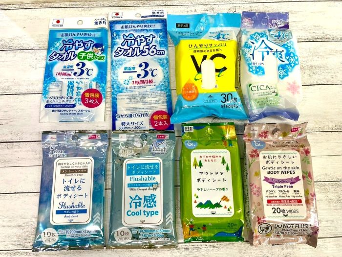 100円ショップで買える！スースー系ボディシート2026第2弾！プラスα