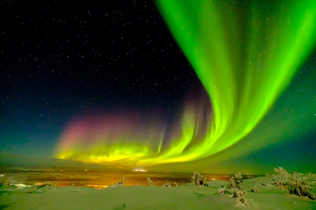 世界冬の絶景 心に刻みたい幻想的な風景 フィンランドのオーロラは雪の中に広がる奇跡 21年1月7日 エキサイトニュース