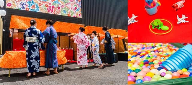 日本の夏を都心で楽しむ 縁日 開催中 アートアクアリウム美術館 中庭 21年8月21日 エキサイトニュース