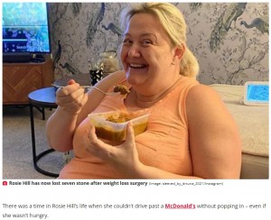 マクドナルドの前を素通りできなかった 暴飲暴食を続けていた女性 胃の切除手術で40キロ超の減量に成功 英 22年4月6日 エキサイトニュース