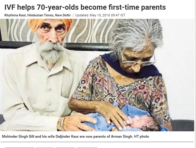 インド人女性が72歳で出産 ギネス記録は66歳 16年5月11日 エキサイトニュース