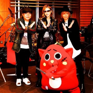 Yoshiki ドラムで 紅 叩くにゃんごすたーを公認 打倒ふなっしーだね 16年11月14日 エキサイトニュース