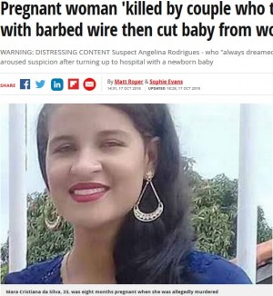 妊婦を殺害 お腹から胎児を奪った女 ずっと女の子が欲しかった ブラジル 18年10月21日 エキサイトニュース