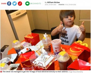 母親のスマホで勝手に注文 大量のマクドナルド商品にご満悦の3歳児 ブラジル 年11月30日 エキサイトニュース