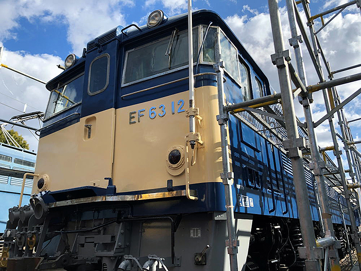 碓氷峠鉄道文化むら EF63 12 がぴかぴかに、特急あさま189系も4月まで