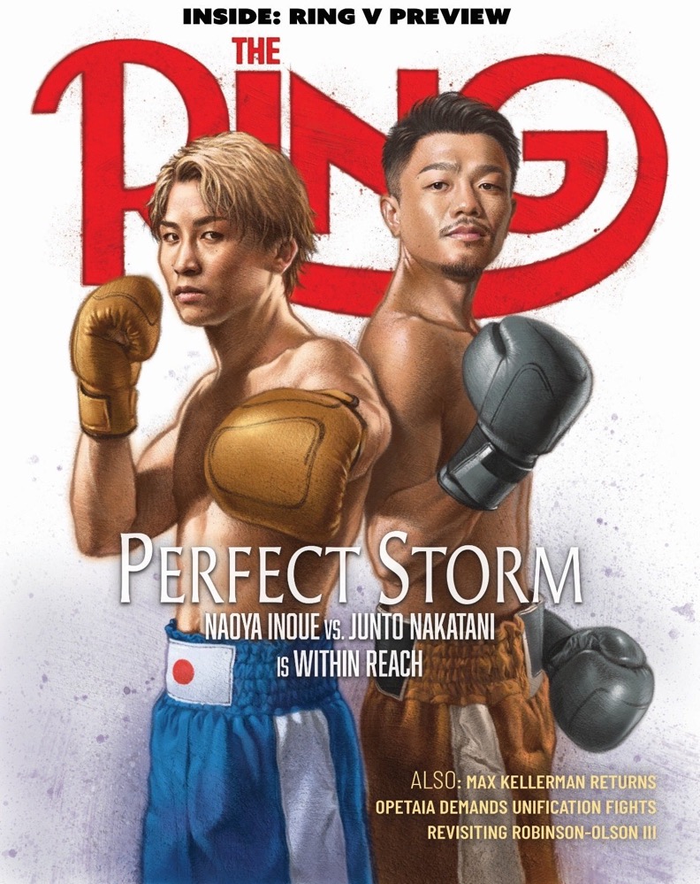 最も権威のあるボクシング誌『The Ring』の表紙に井上尚弥と中谷潤人