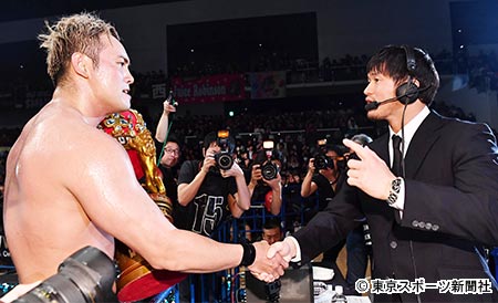 新日本 オカダ カズチカがｎｊｃ６年ぶりｖ 柴田勝頼のエールに涙 19年3月25日 エキサイトニュース