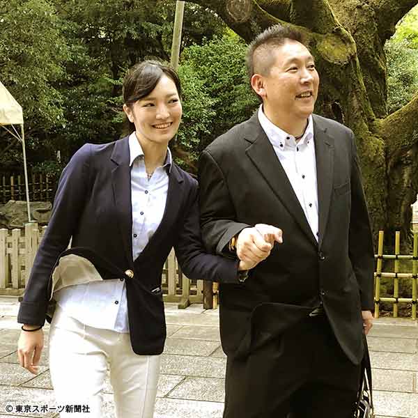 追跡 有名人の ８ １５靖国 ｎ国党 立花党首は２６歳下の彼女を 19年8月16日 エキサイトニュース 2 2