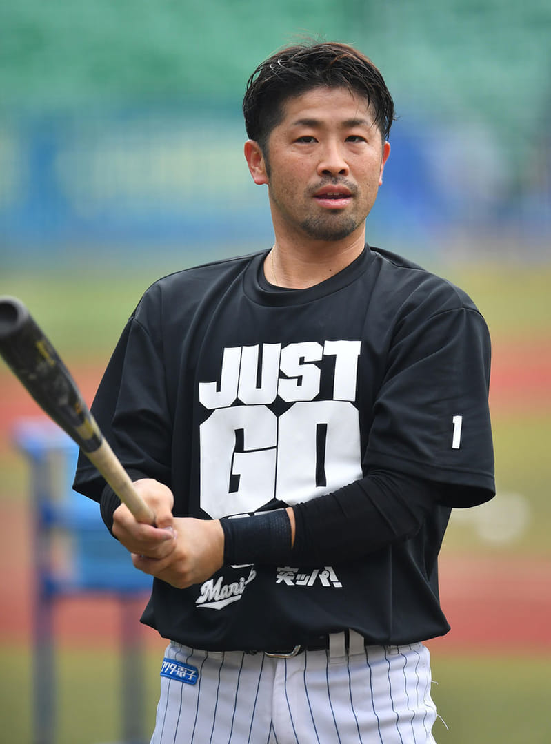 千葉ロッテマリーンズ　清田育宏 #1　バット NPBマーク 支給品　実使用 千葉ロッテマリーンズ 清田育宏 #1 バット NPBマーク 支給品 実使用