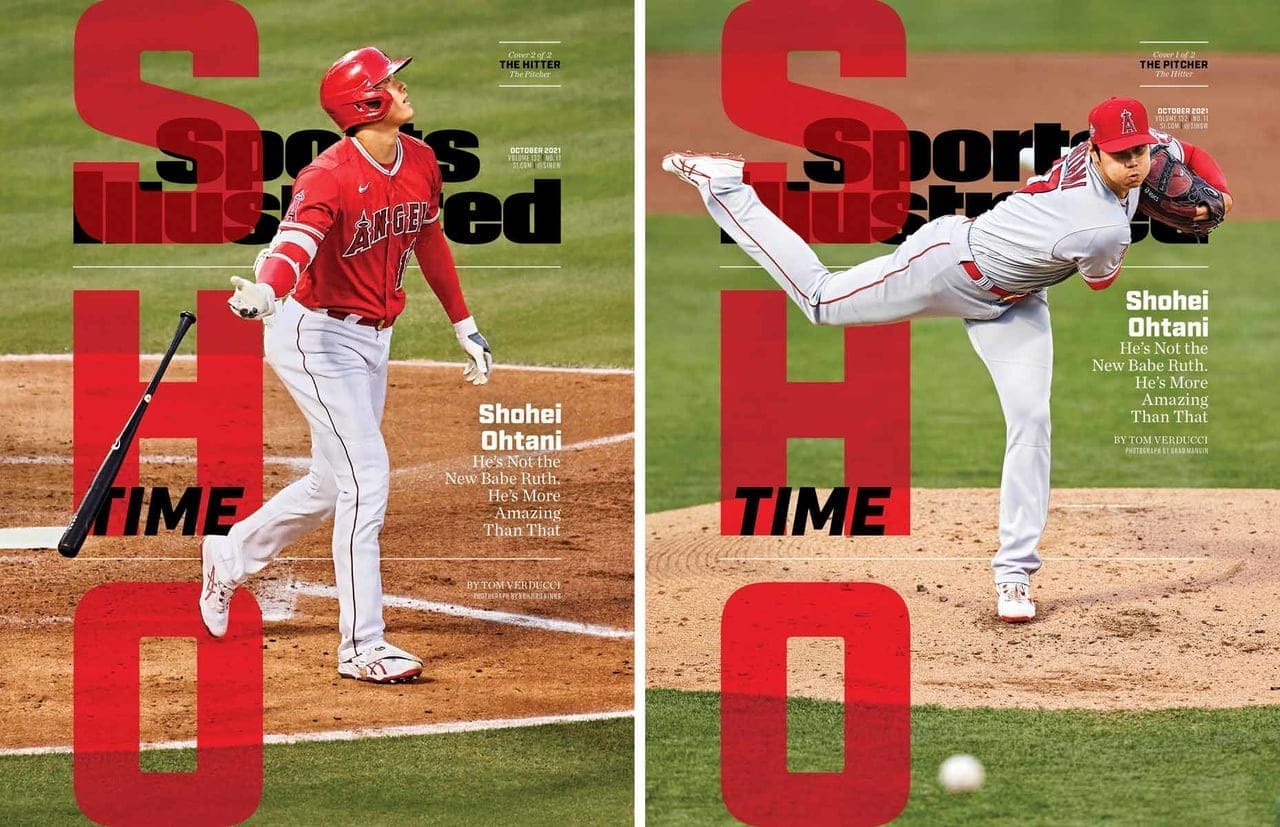 エンゼルス 大谷翔平 米誌 スポーツ イラストレーテッド 表紙は投打２バージョン 21年9月15日 エキサイトニュース