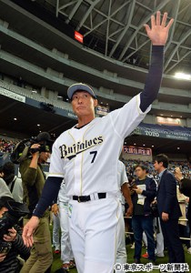 阪神移籍 糸井 思い出ゴール にオリックスファンが大きな拍手 16年11月23日 エキサイトニュース