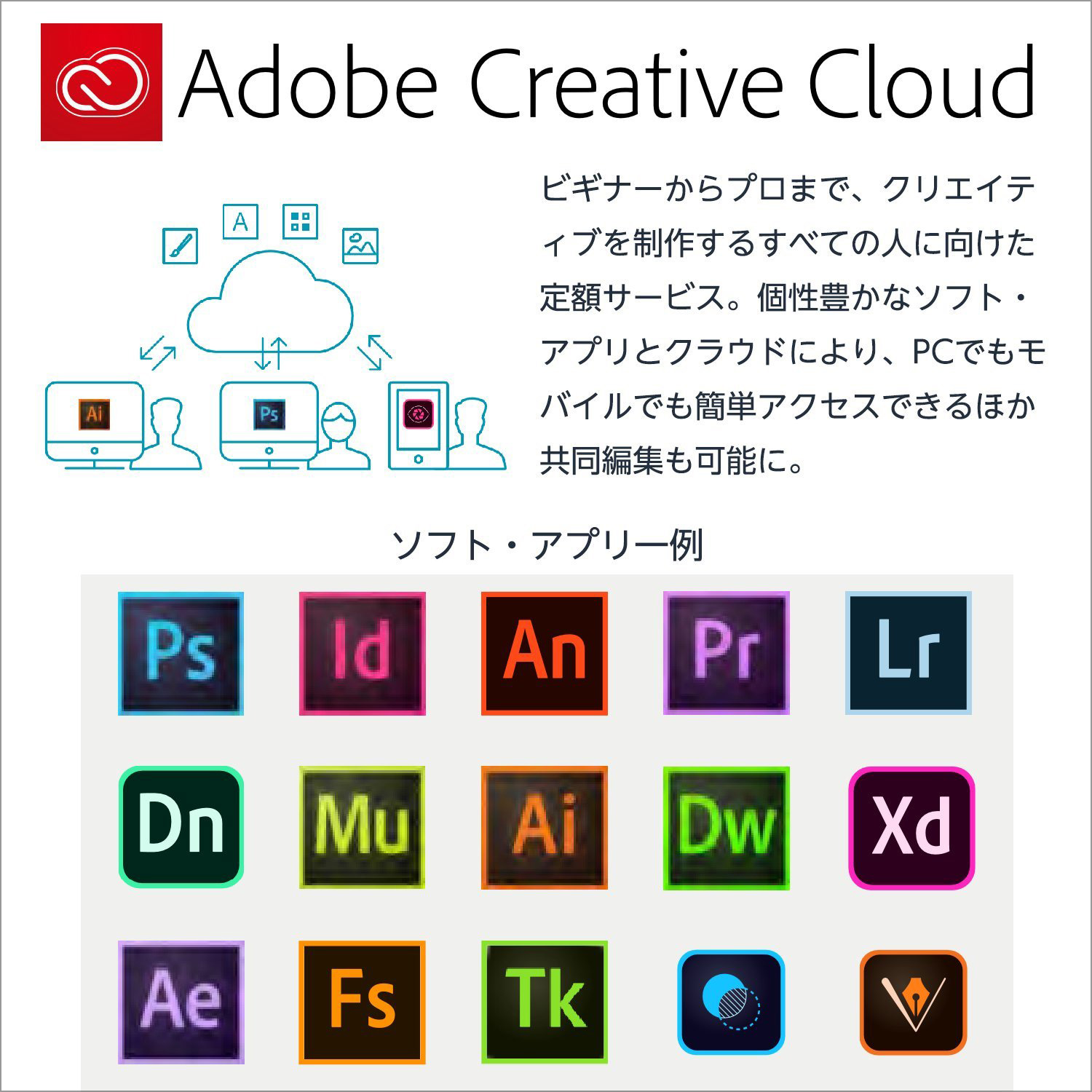 35 Off プライムデーで Adobe Creative Cloud コンプリート 12か月版 他が値下げ中 19年7月16日 エキサイトニュース