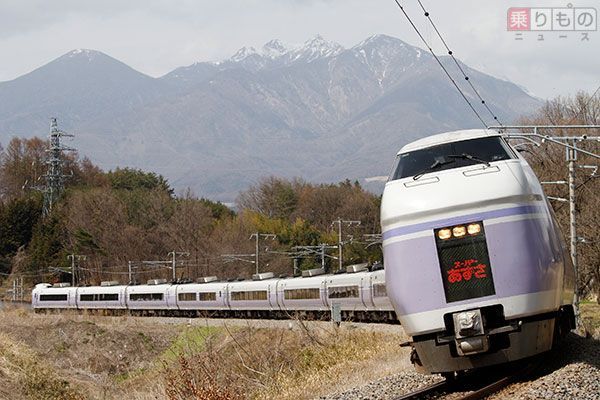 特急「スーパーあずさ」のE351系、定期運転終了 ラストランツアー開催
