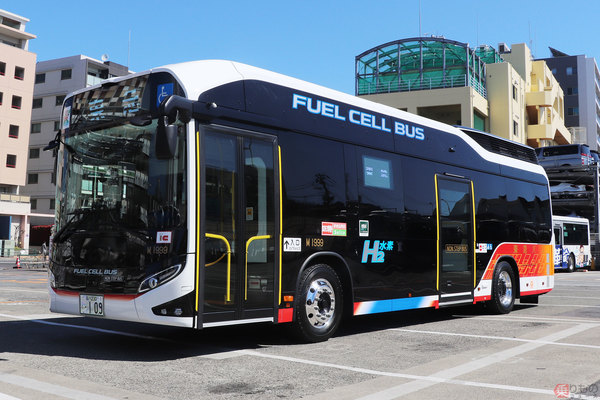 燃料電池バス「SORA」東急バス最長路線に投入 静かでハイパワー 乗用車