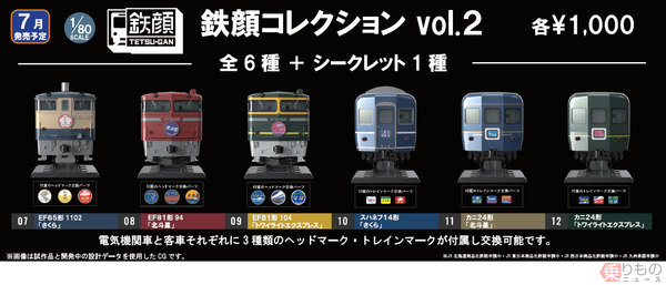 トミーテック新製品 電車や連節バスなどのジオコレ 寝台列車の「鉄顔」第2弾も (2020年4月10日) - エキサイトニュース