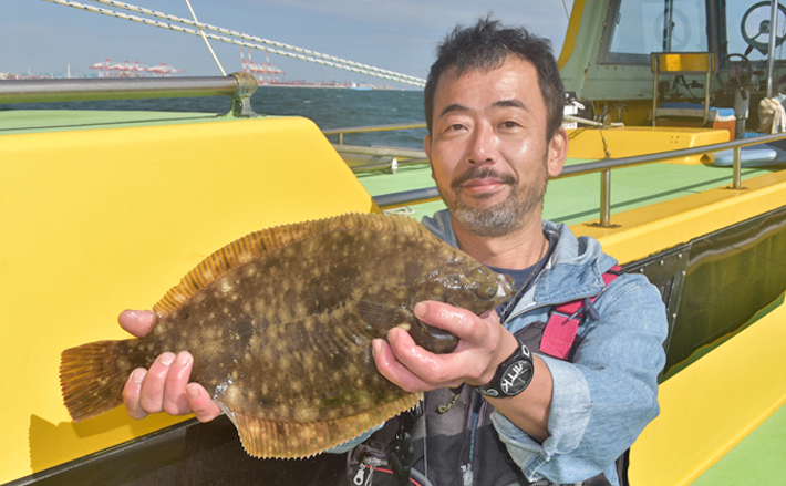 東京湾の味覚の王者 マコガレイ を狙う 42cm頭に4尾 荒川屋 19年11月15日 エキサイトニュース