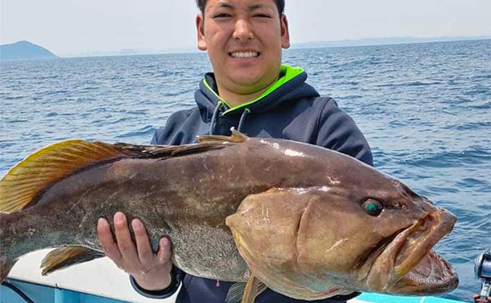 船のエサ釣り最新釣果】イカを泳がせて10kgの高級魚アラ（クエ）をGET！ (2024年6月2日) - エキサイトニュース