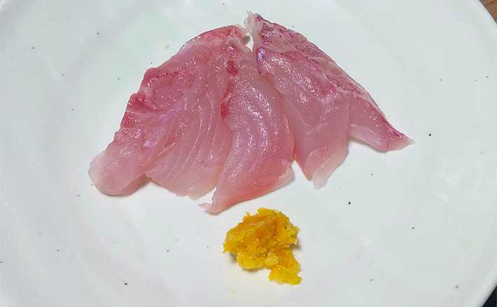 釣り人的 ゲスト魚 レシピ オジサンの刺身 柚子胡椒添え 22年5月31日 エキサイトニュース