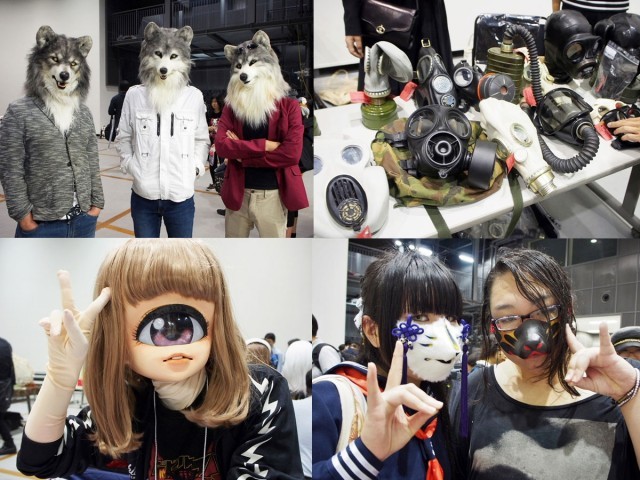 動物マスク 美少女マスク ガスマスクに海外モノも 仮面 の祭典 Tokyo Mask Festival 現地レポート 16年10月6日 エキサイトニュース
