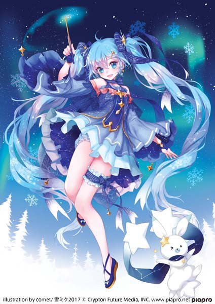 今年は 星空 がモチーフに Snow Miku 17 雪ミクのメインビジュアル解禁 イベント情報も 16年11月5日 エキサイトニュース