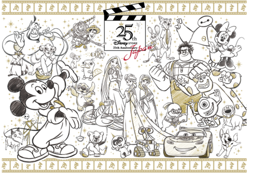 ディズニーストア日本1号店オープンから25周年 25作品キャラ大集合の記念グッズが豪華すぎる 17年7月6日 エキサイトニュース