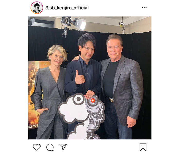 三代目jsb 山下健二郎が シュワちゃん と対談 かっこよすぎるー ツーショット迫力ありますね と大反響 19年11月7日 エキサイトニュース