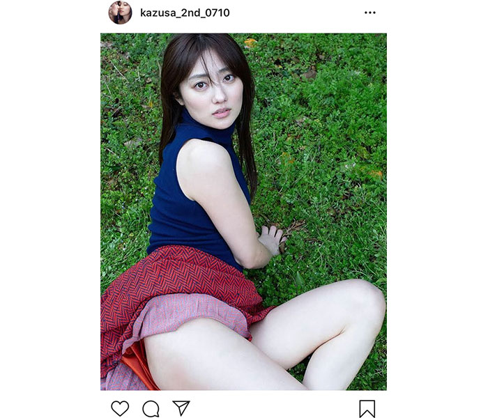 奥山かずさ 写真集から純白美脚の未公開カット公開 年7月28日 エキサイトニュース