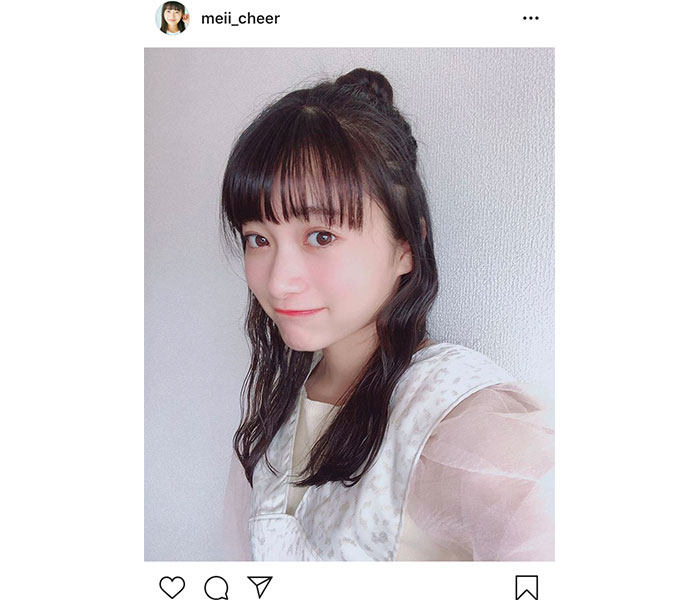 福田愛依 涼し気なお団子ヘアアレンジに絶賛の声 おしゃれかわいい 年8月2日 エキサイトニュース