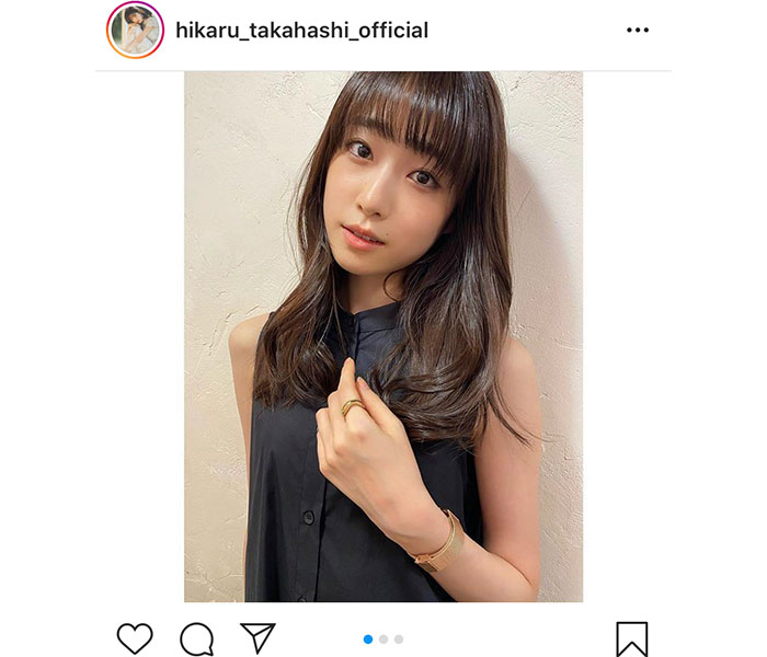 高橋ひかる ツヤ感溢れるヘアスタイルに 好きすぎて苦しい 女神化まっしぐら とファン歓喜 年9月6日 エキサイトニュース