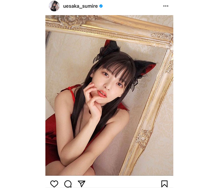 上坂すみれ 猫の日 に 毛深い ネコ耳ショットを公開 21年2月23日 エキサイトニュース