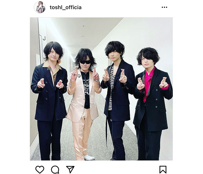 Toshl Mステで共演の Alexandros との集合写真を公開 21年3月23日 エキサイトニュース