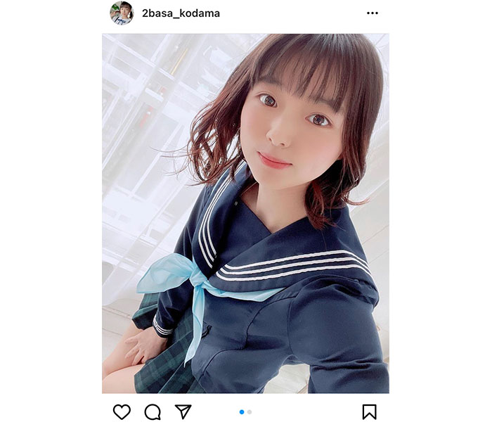 葉月つばさ　セーラー服 