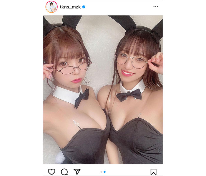 高梨瑞樹、バーレスク東京・ももとセクシーバニーに変身！密着ショットで悩殺 (2022年5月6日) - エキサイトニュース