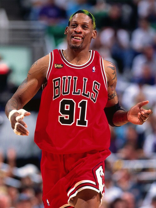 NBA伝説の名選手:デニス・ロッドマン コート内外で「騒がせ NBA伝説の名選手:デニス・ロッドマン コート内外で「騒がせ