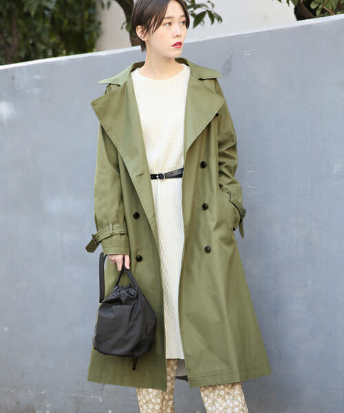 今っぽトレンチコートコーデ みんなと一緒 にちょっぴり個性をon ローリエプレス