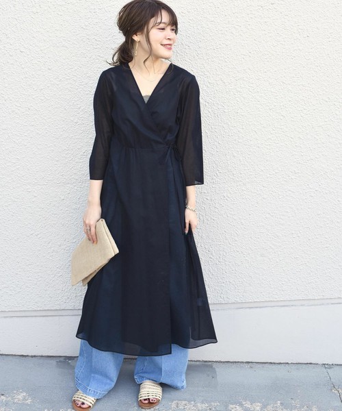 時短コーデが即完成 春は着回し豊富な 前開きワンピース をgetせよ ローリエプレス