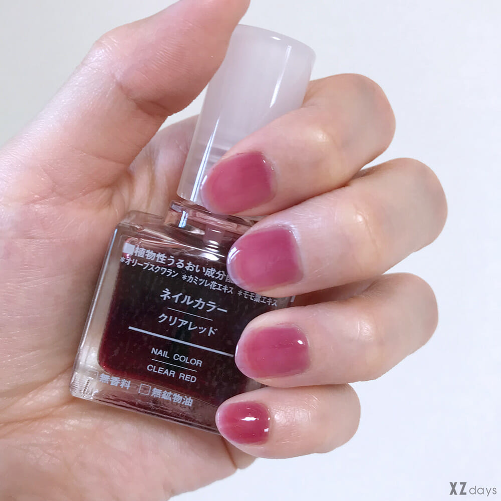 ちゅるん感が絶妙 無印のマニキュア クリアレッド を神ネイルに認定 ローリエプレス