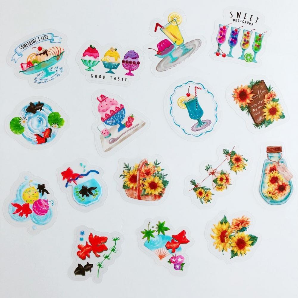 キャンドゥ 色々使えそう 夏っぽフレークシールがレトロ可愛くてよき 21年5月4日 エキサイトニュース