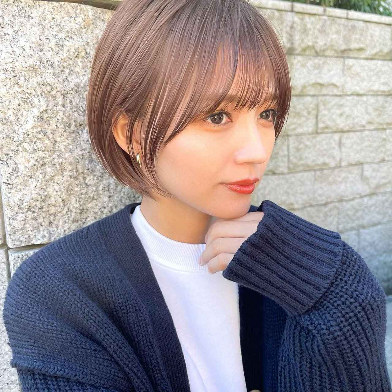 前髪ありショートボブで大人可愛く 顔型別の似合わせポイント ローリエプレス