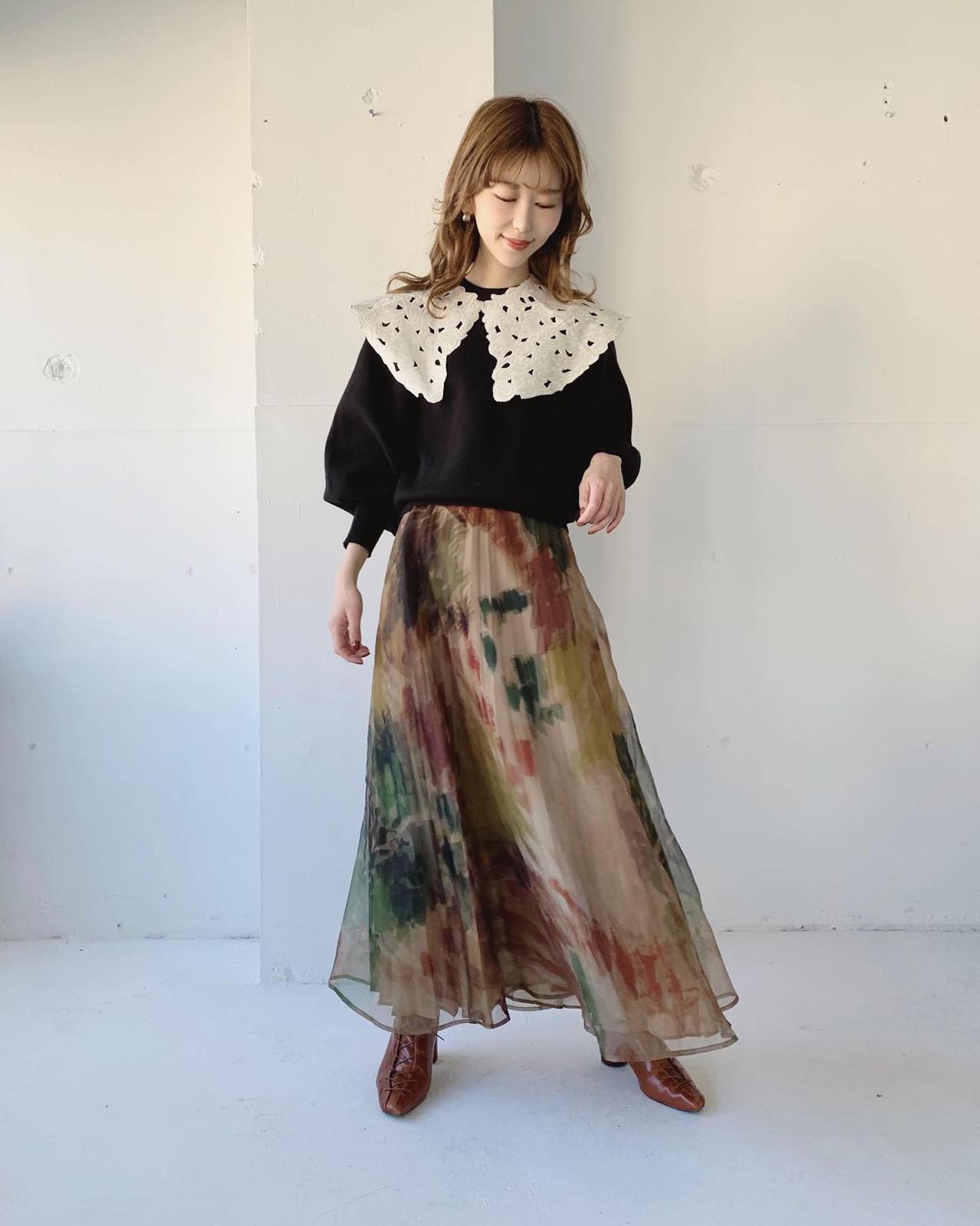 ameri vintage・ペイントスカート www.krzysztofbialy.com