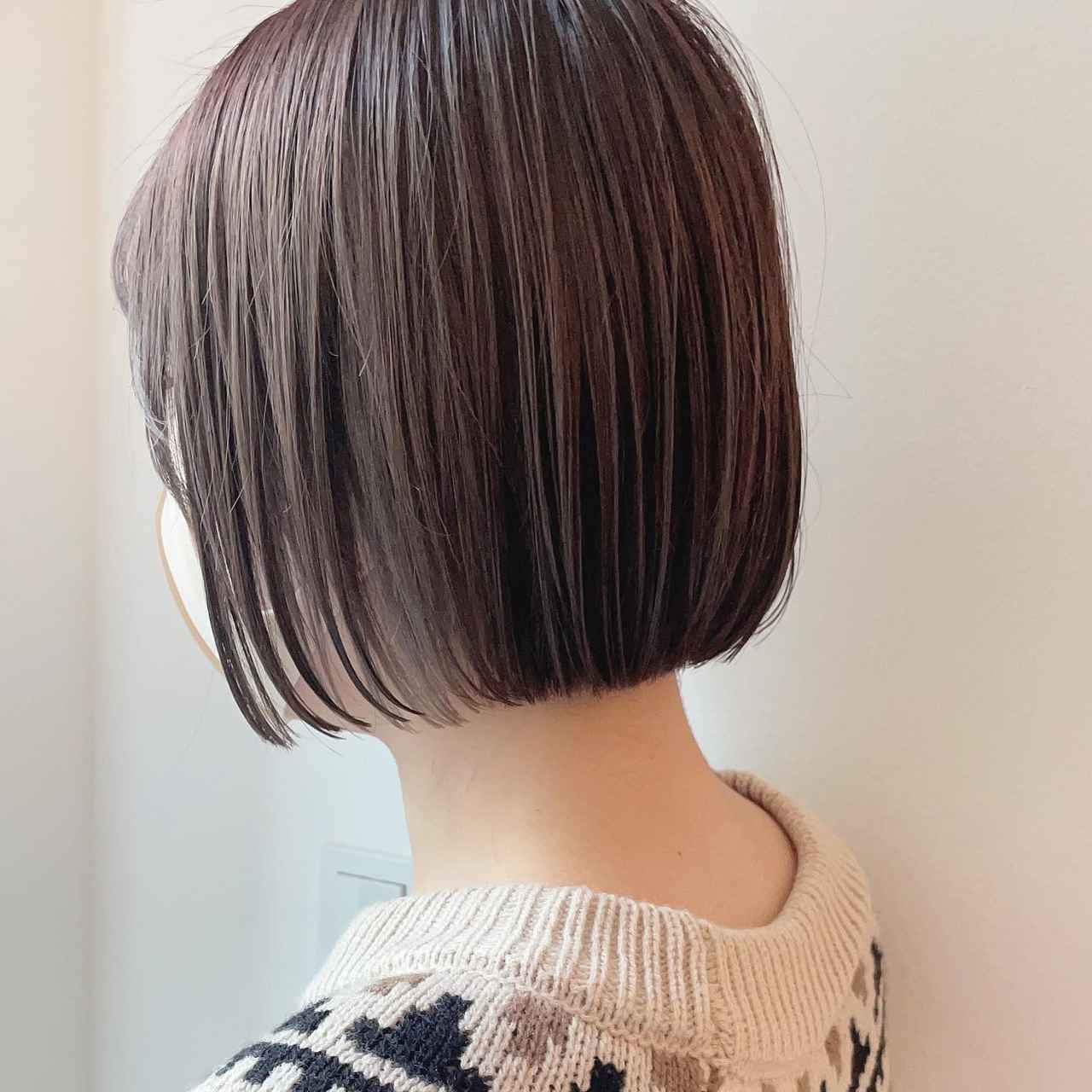 乾かすだけでまとまるらしい コンパクトな 前下がりボブ ローリエプレス